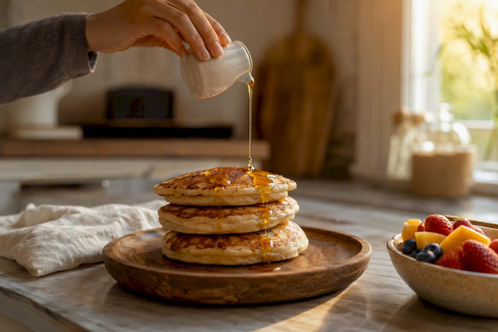 Yacon Syrup Pancakes: A Gentle, Prebiotic Drizzle