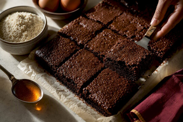 Family Ready Fudgy Sugar Free Brownies With 1–2 Tbsp Yacon Syrup