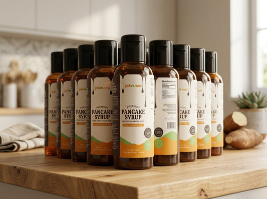 Yakonow Yacon Syrup · Pack of 12 · 6oz squeezable bottles