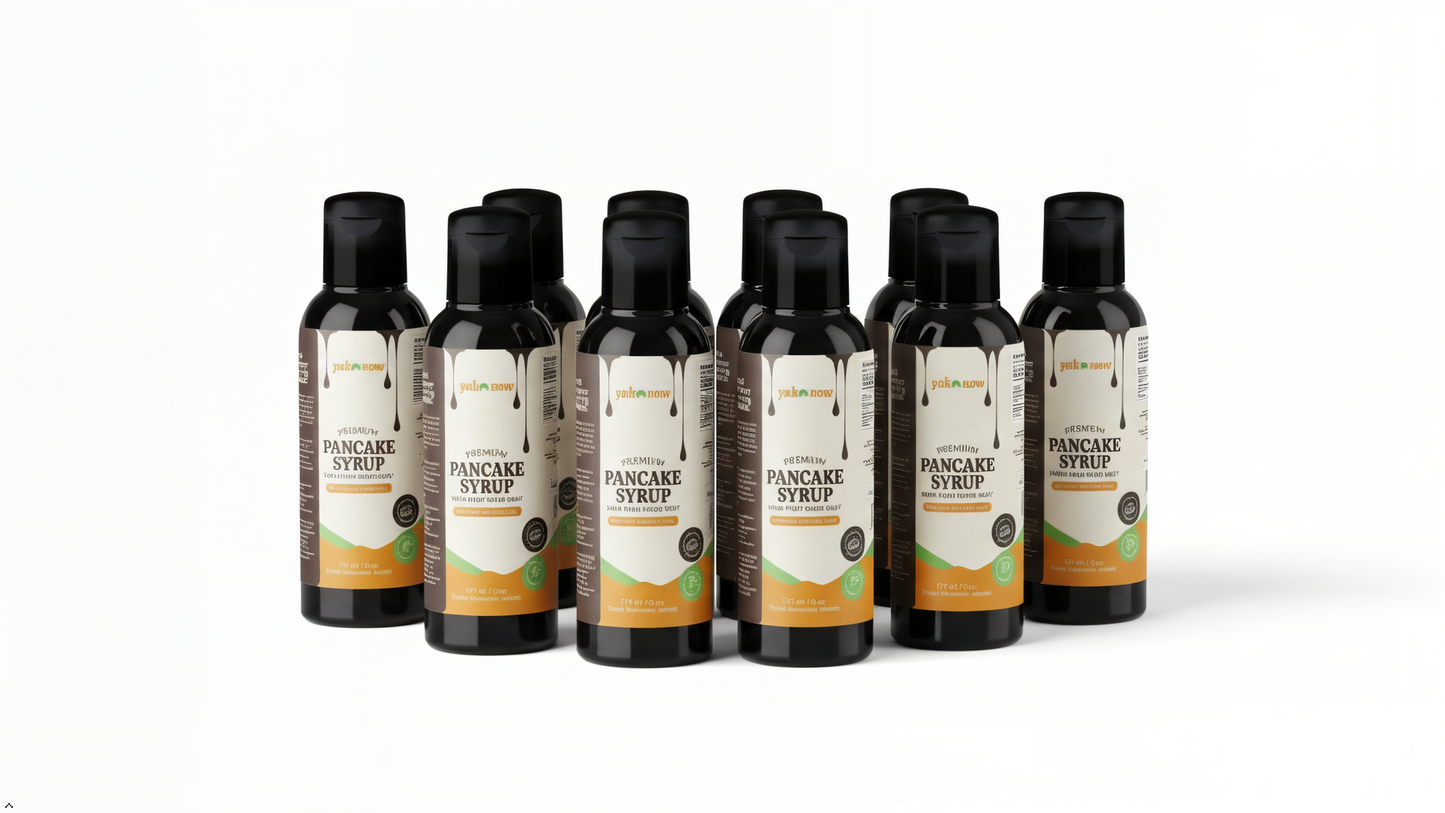 Yakonow Yacon Syrup · Pack of 12 · 6oz Squeezable Bottles for families that don't run out